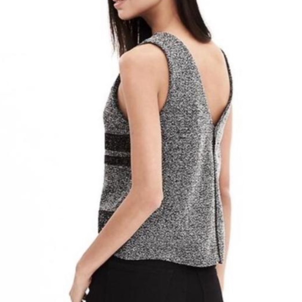 Banana Republic Sequin Herringbone Tank NWT - Picture 2 of 8